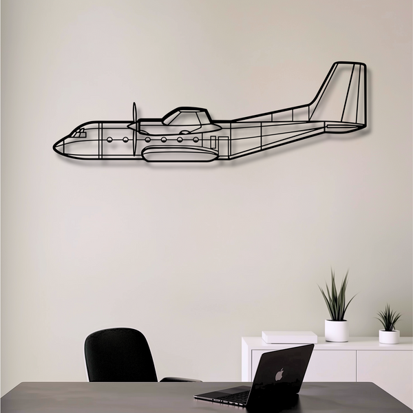 Decor metalic Transall C-160