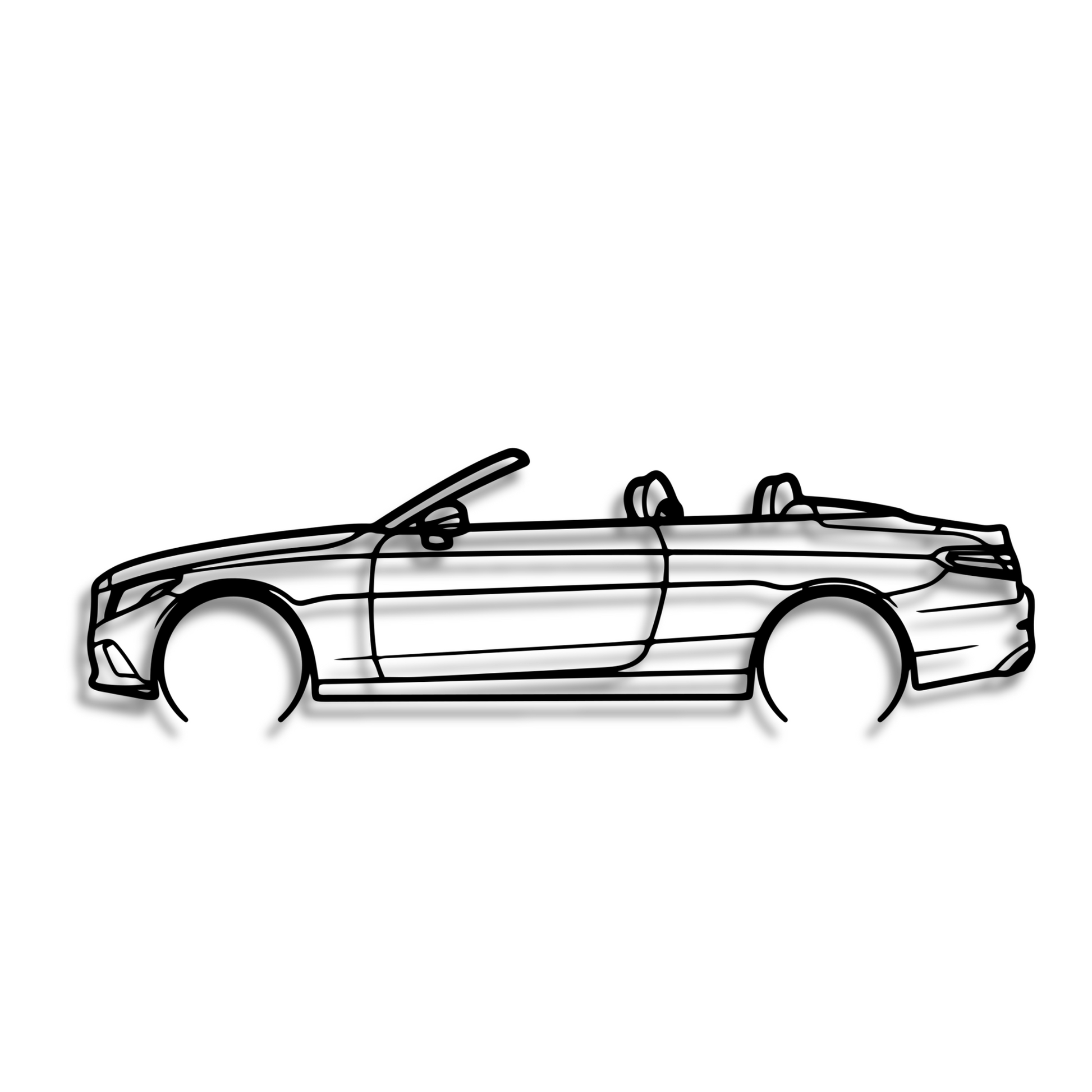 Decor metalic Mercedes C Class convertible