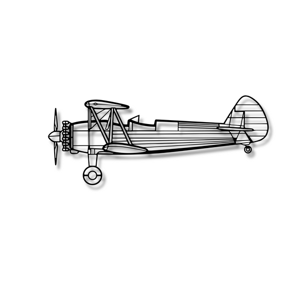 Decor metalic Boeing Stearman Model 75