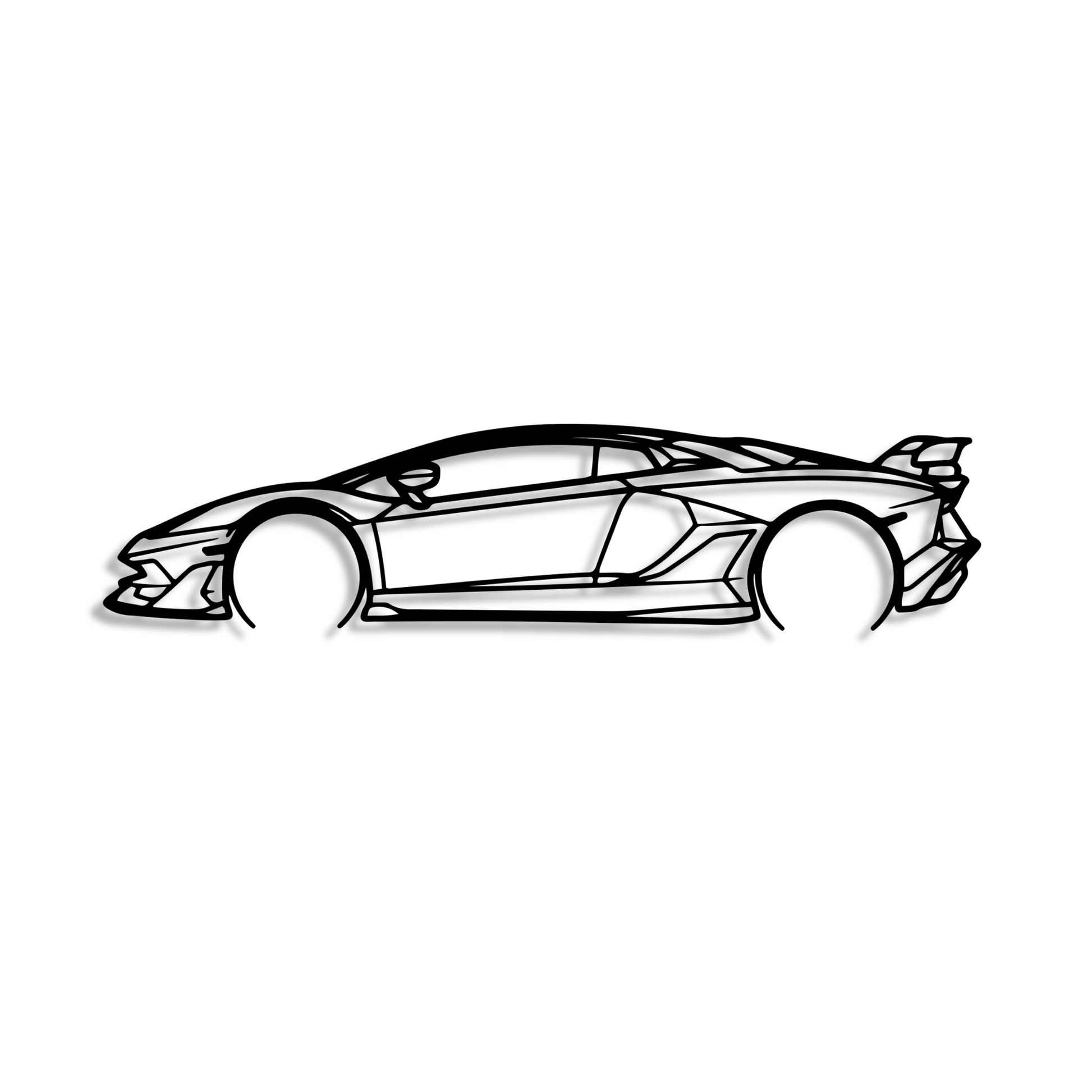 Decor metalic Lamborghini Aventador