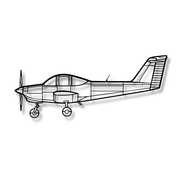 Decor metalic Piper PA-38 Tomahawk