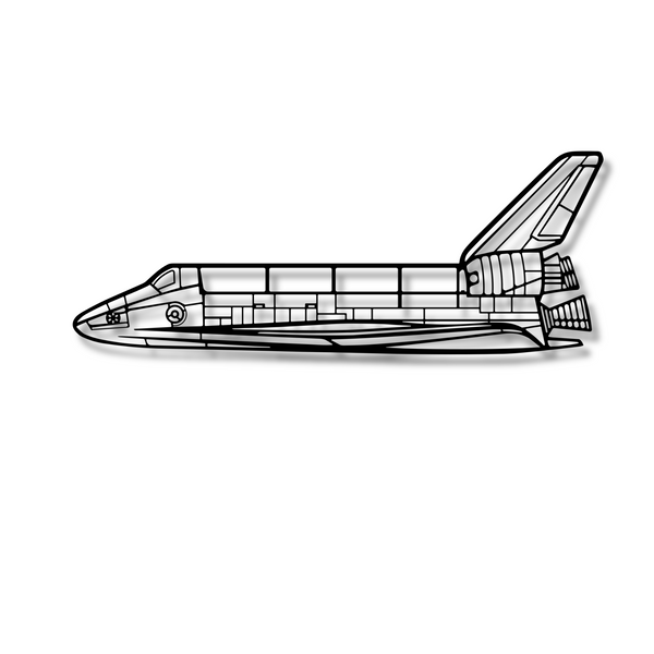 Decor metalic Space Shuttle NASA