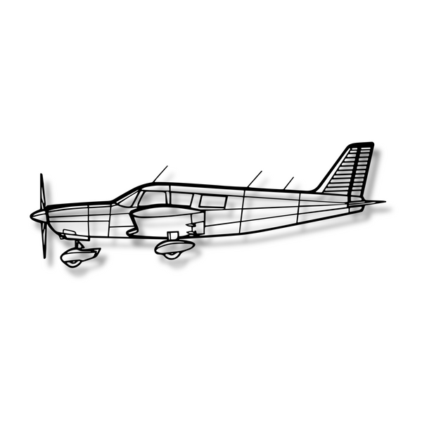 Decor metalic Piper PA-32 Cherokee Six