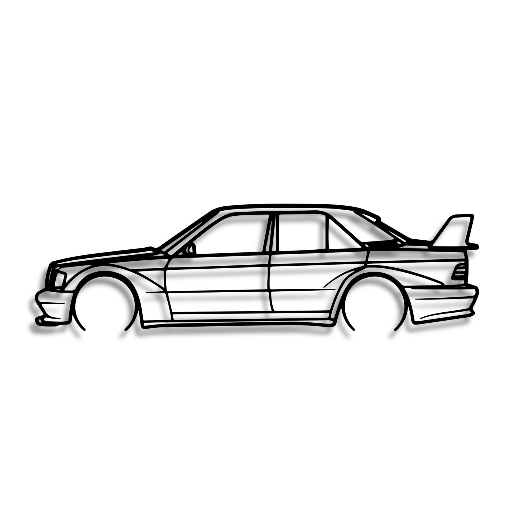 Decor metalic Mercedes 190E w201