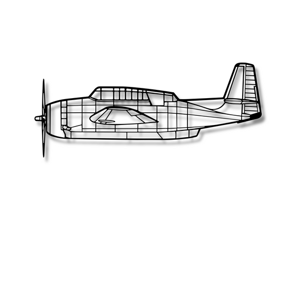 Decor metalic Grumman TBF Avenger
