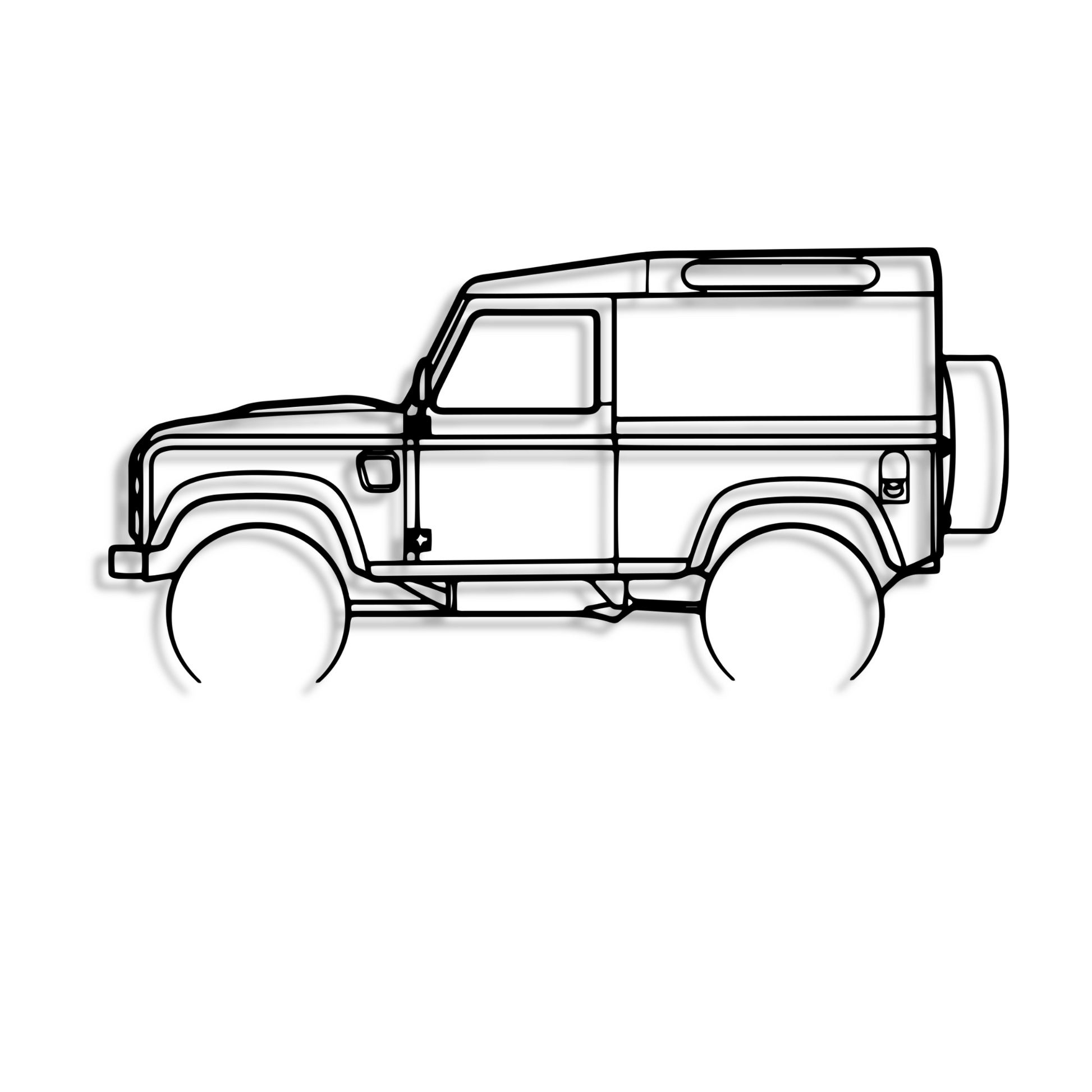 Decor metalic Land Rover Defender '90