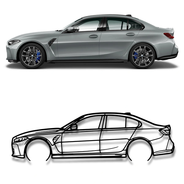 Decor metalic BMW M3 G80