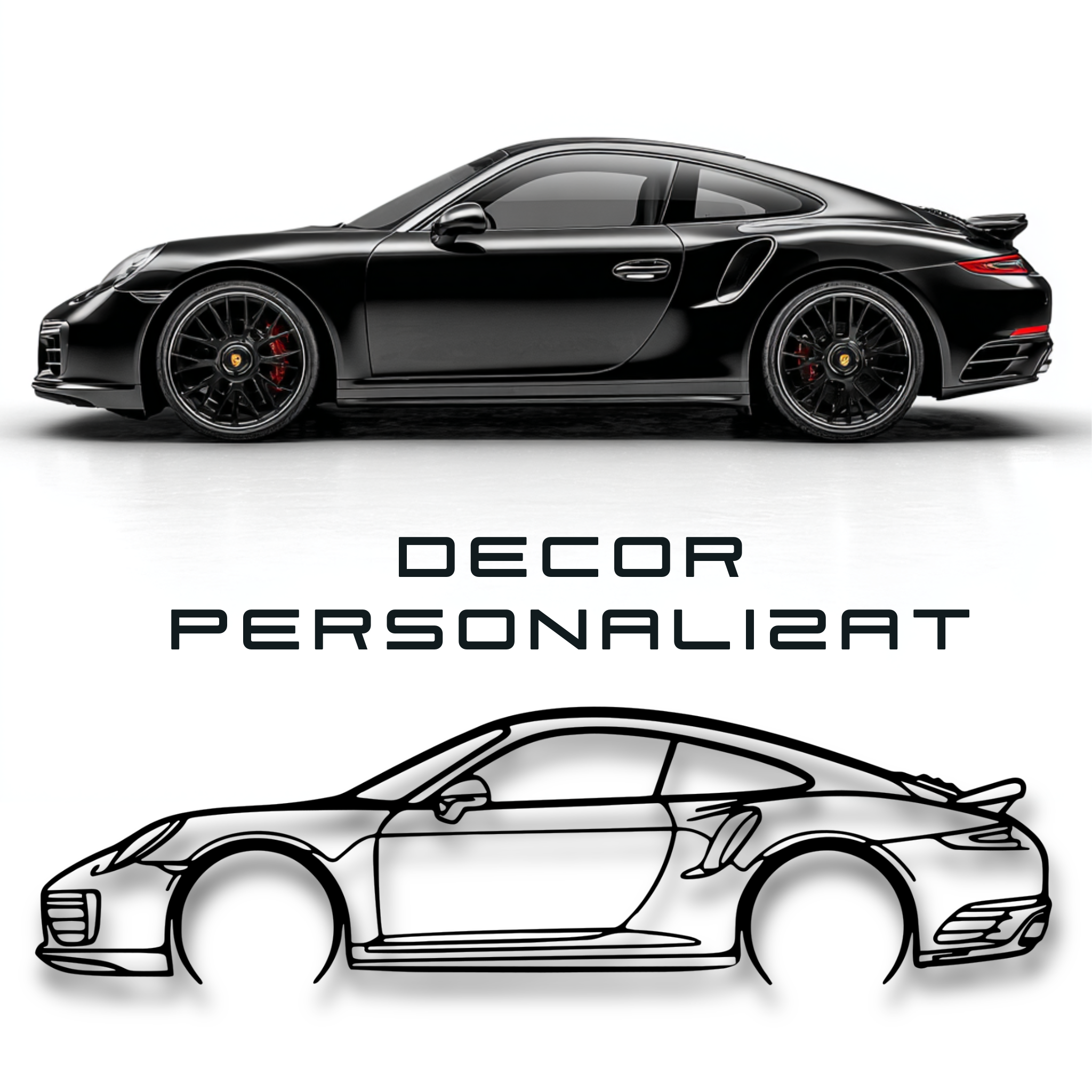 Decor metalic personalizat