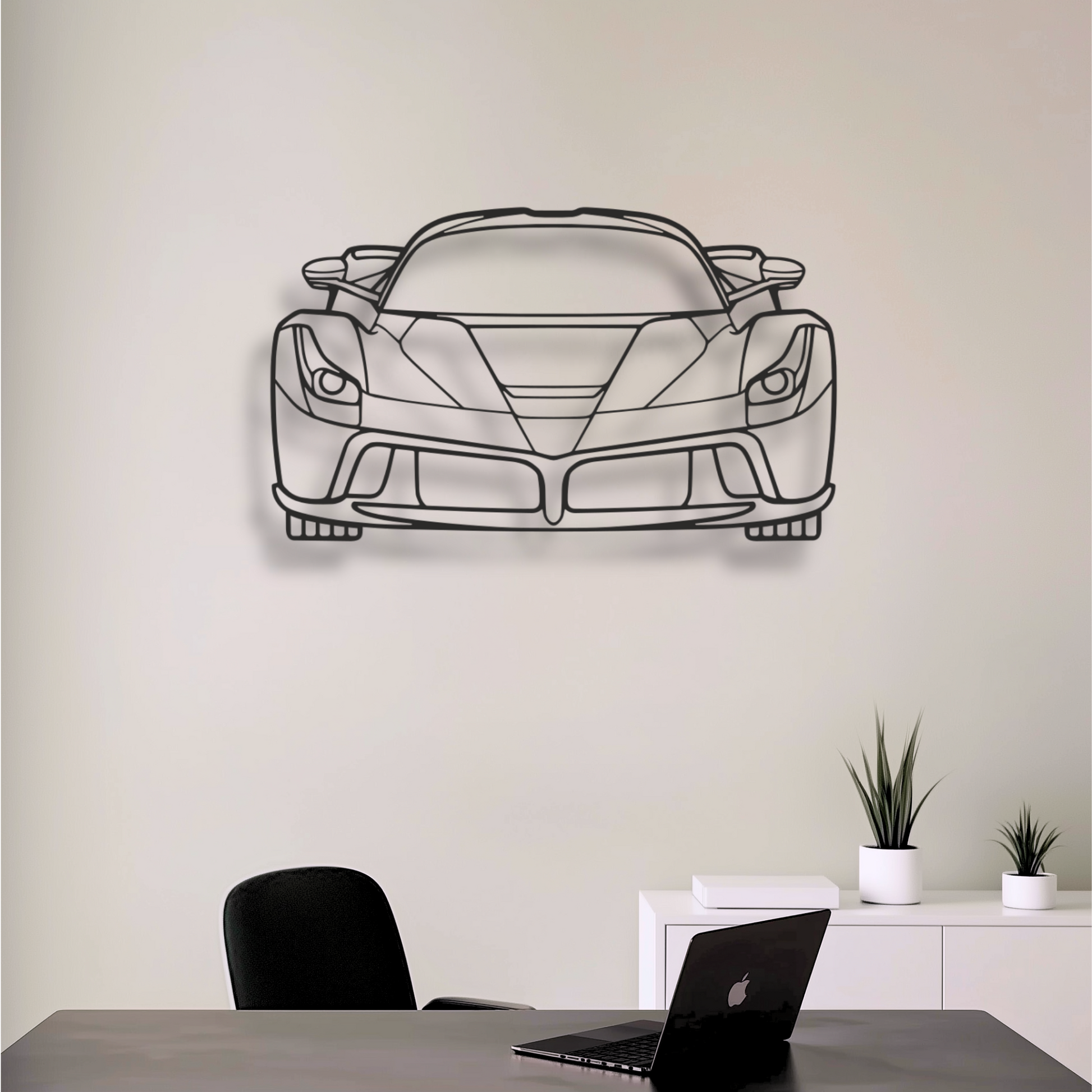 Decor metalic Ferrari La Ferrari Front View