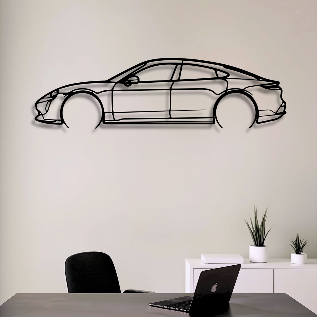 Decor metalic Porsche Taycan 2023