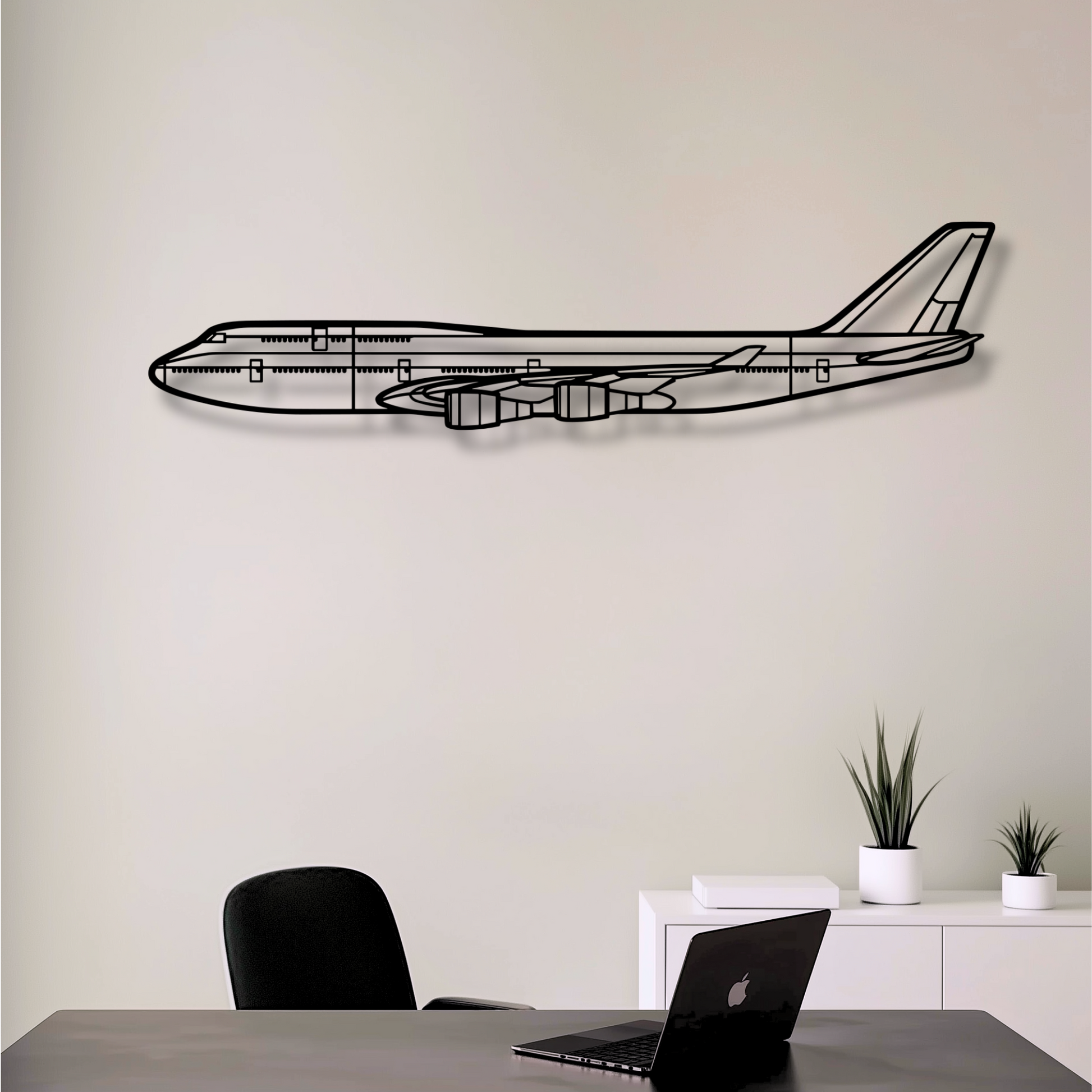 Decor metalic Boeing 747