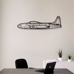 Decor metalic Lockheed T-33