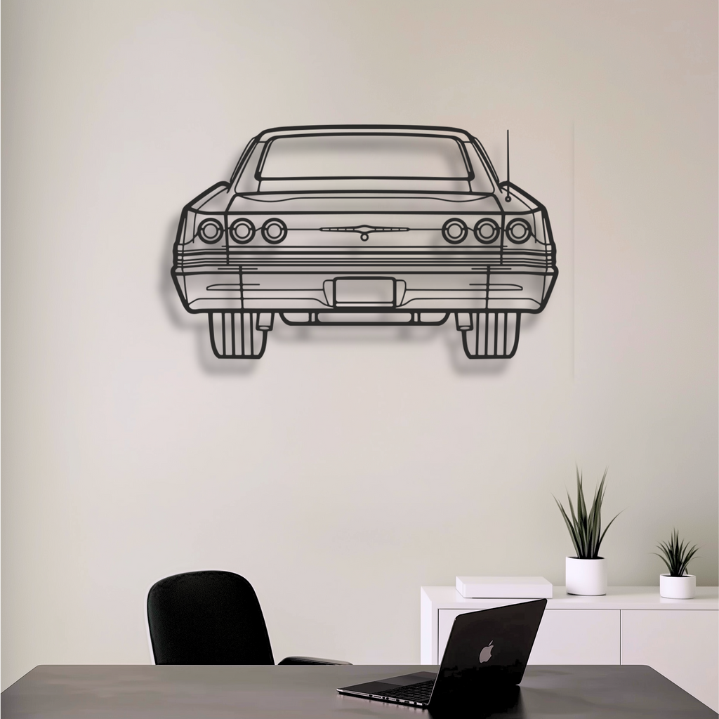 Decor metalic Chevrolet Impala Rear View