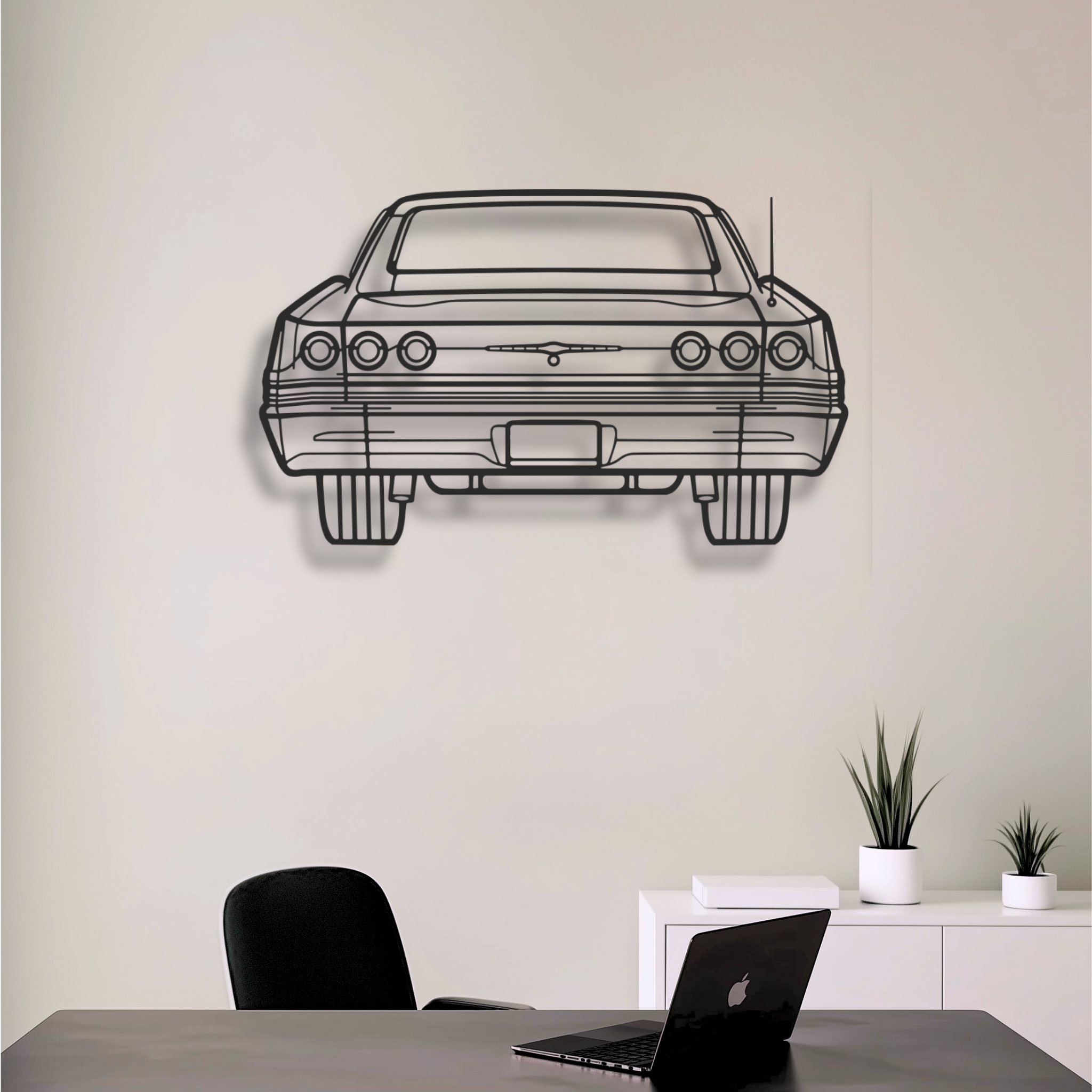 Decor metalic Chevrolet Impala Rear View