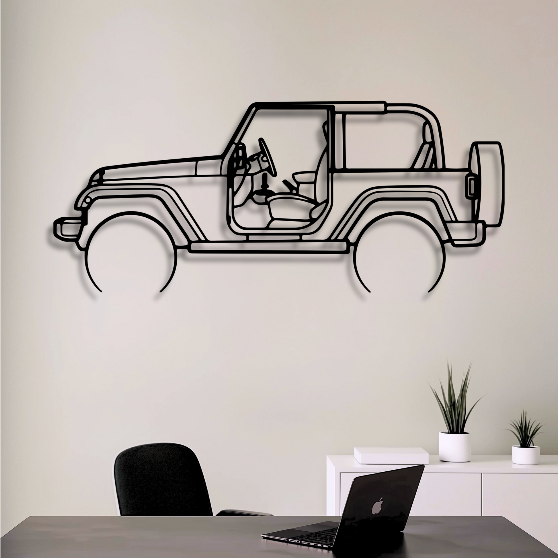 Decor metalic Jeep Wrangler Rubicon