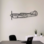 Decor metalic Curtiss TP-40N Warhawk
