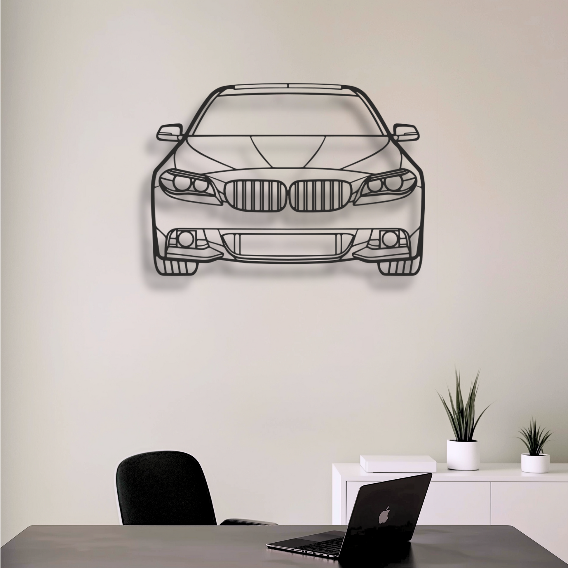 Decor metalic BMW M5 F10 Front View