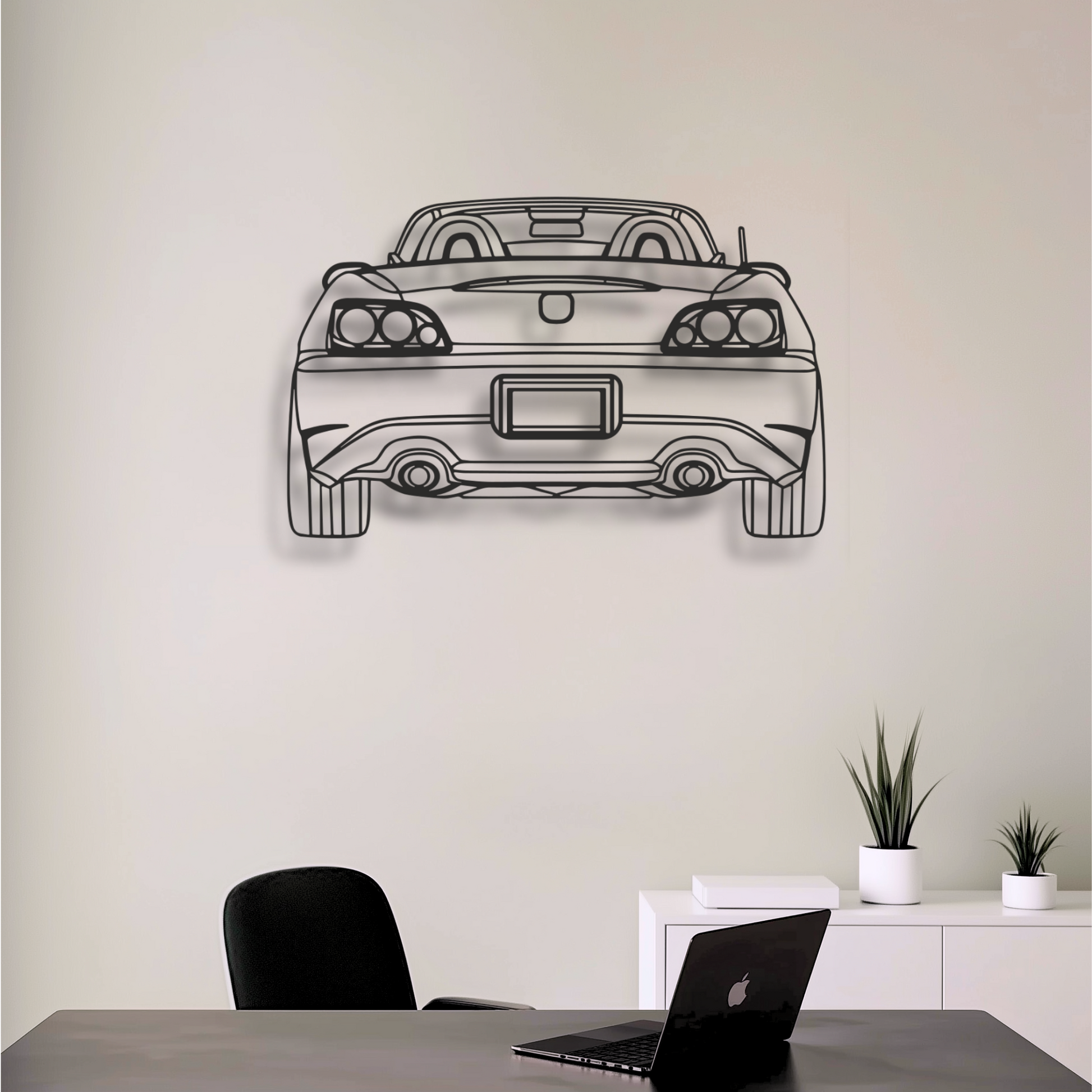 Decor metalic Honda S2000 Rear View