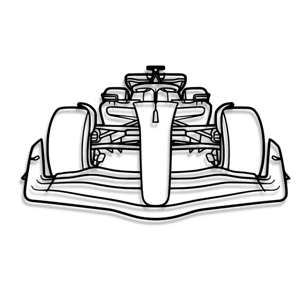Decor metalic Formula1 legend 4