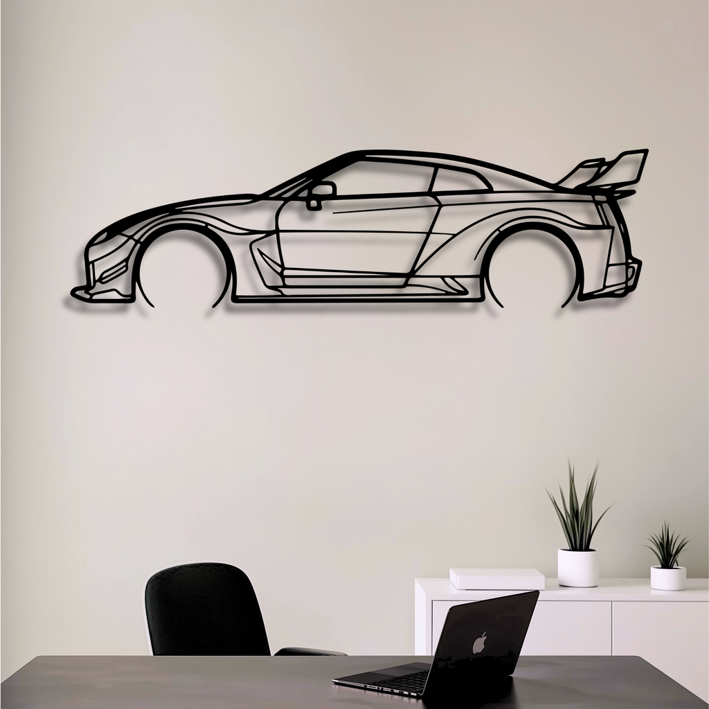 Decor metalic Nissan R35 GTR Liberty Walk