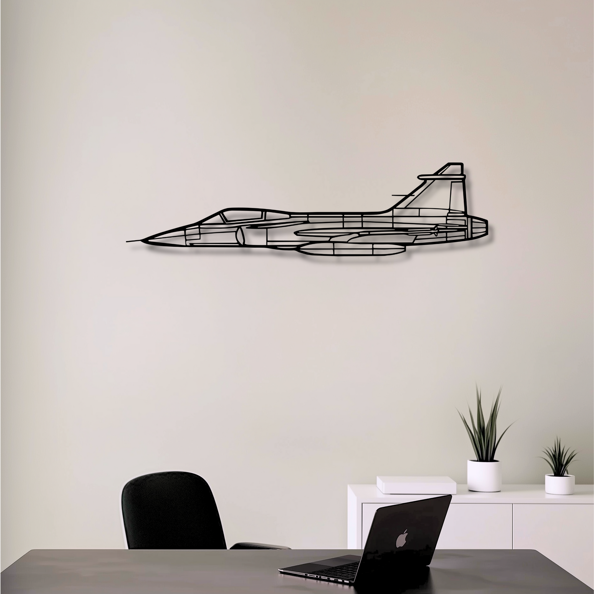 Decor metalic JAS 39 Gripen