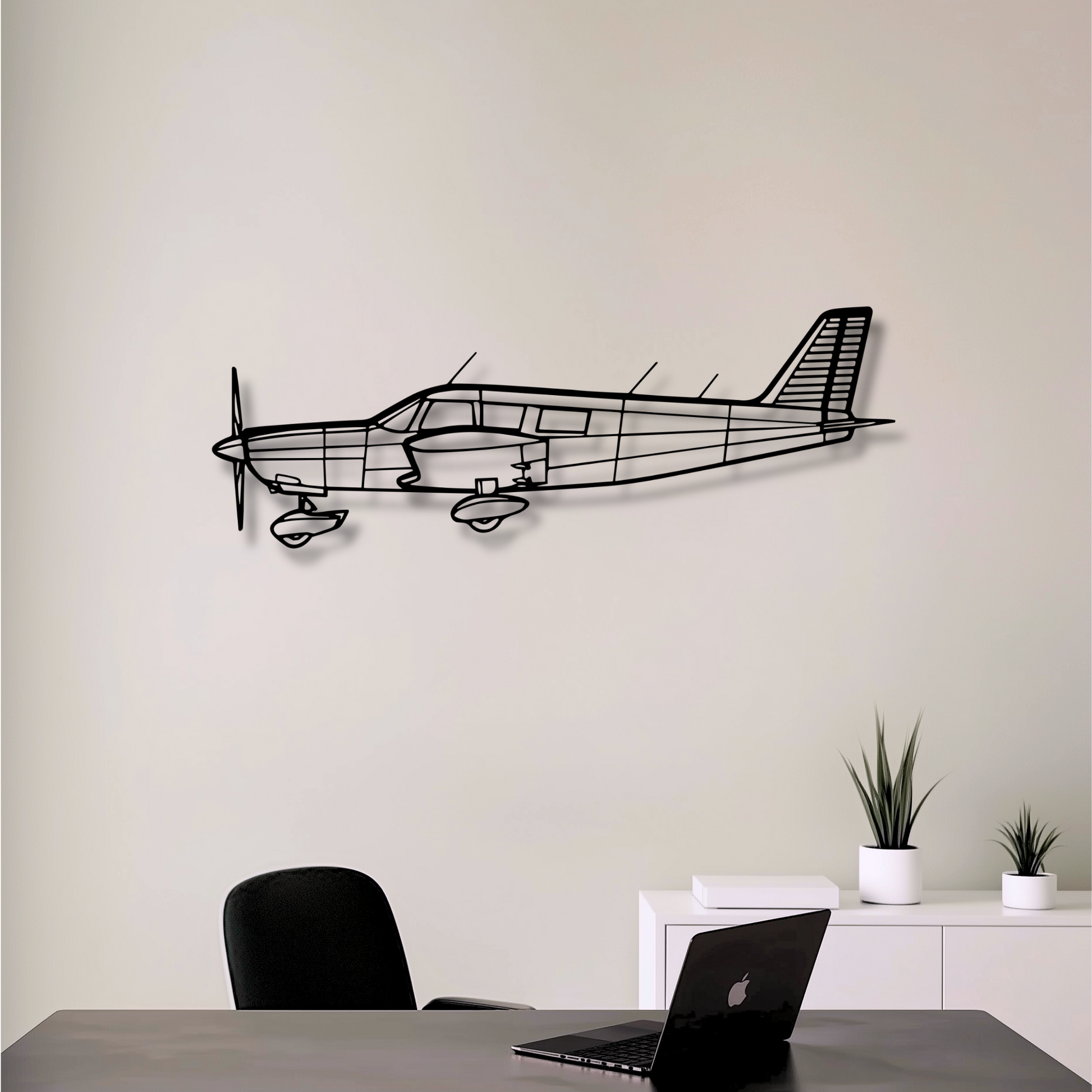 Decor metalic Piper PA-32 Cherokee Six