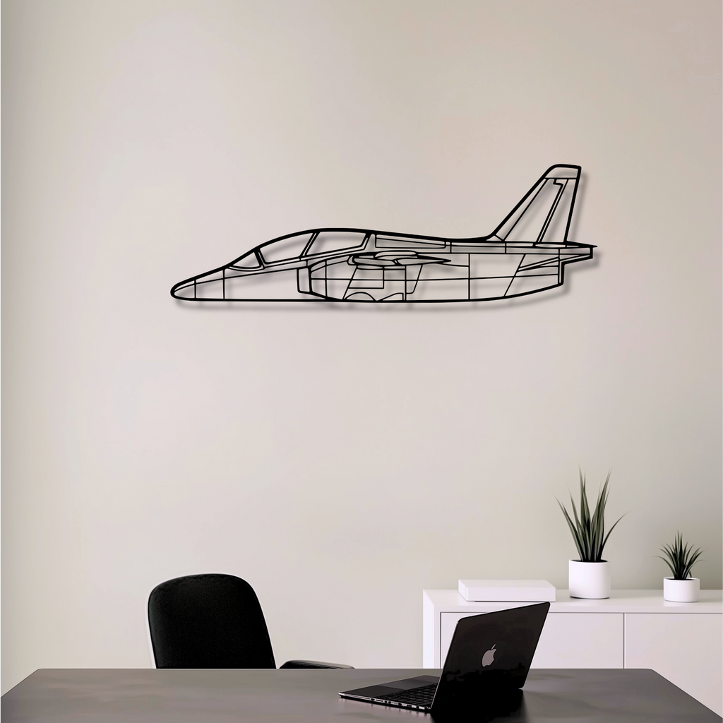 Decor metalic SIAI-Marchetti S.211