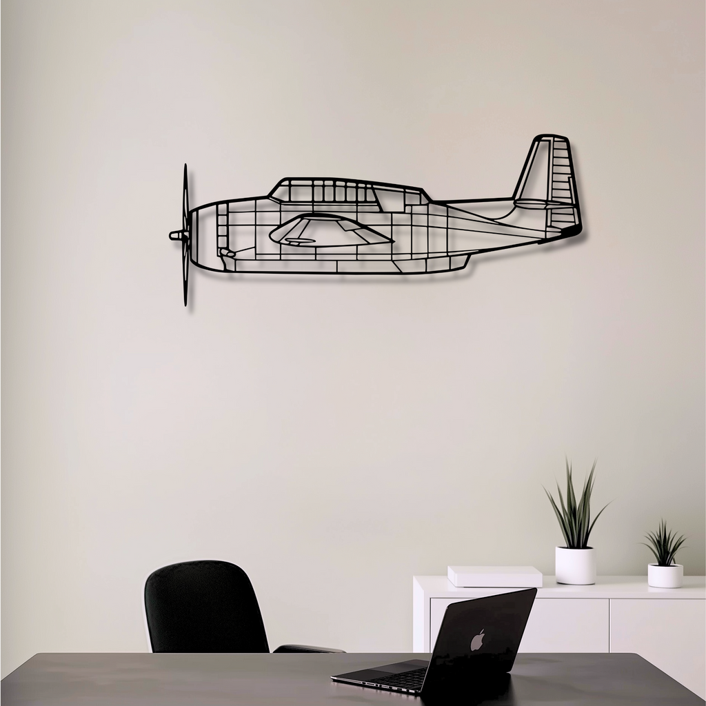 Decor metalic Grumman TBF Avenger