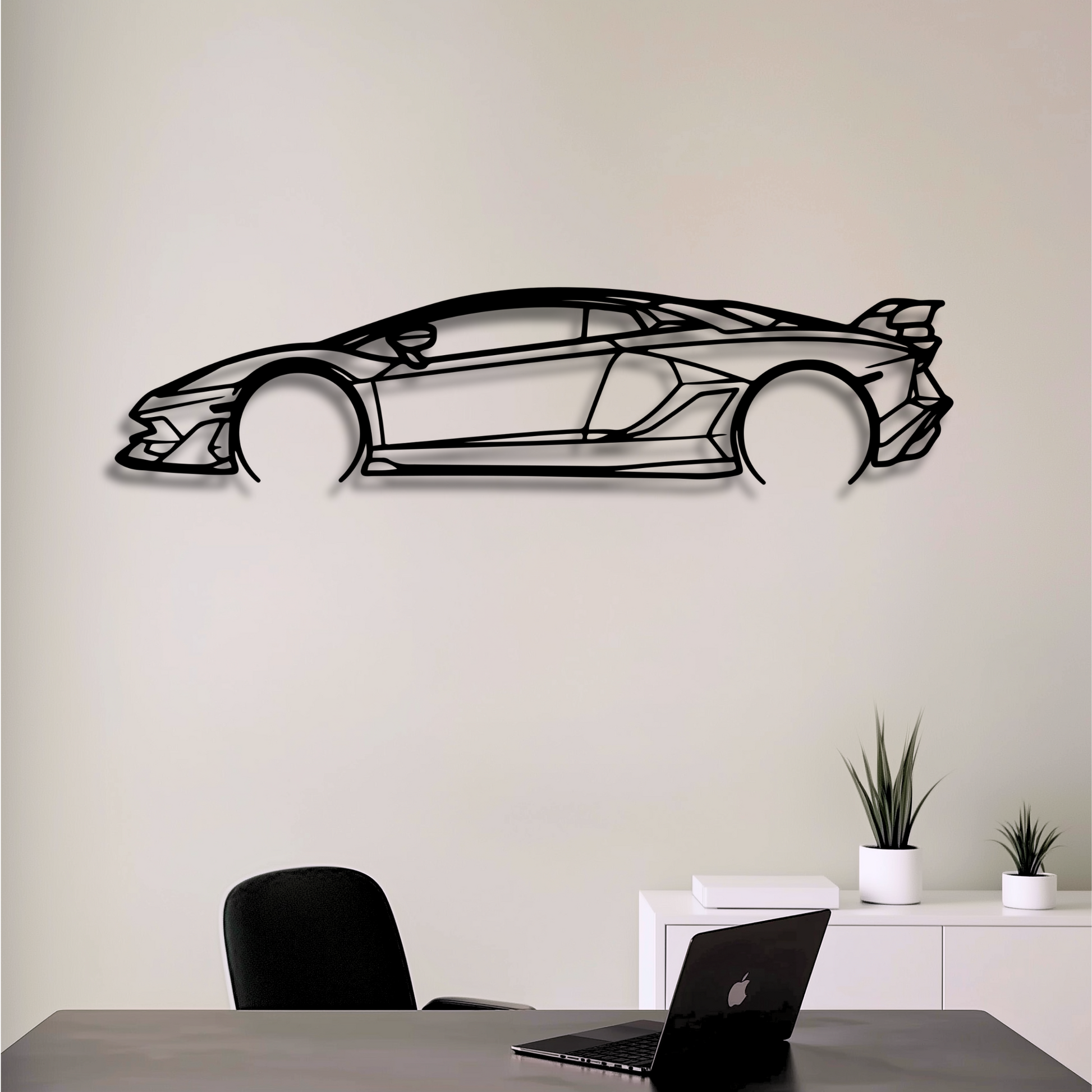 Decor metalic Lamborghini Aventador
