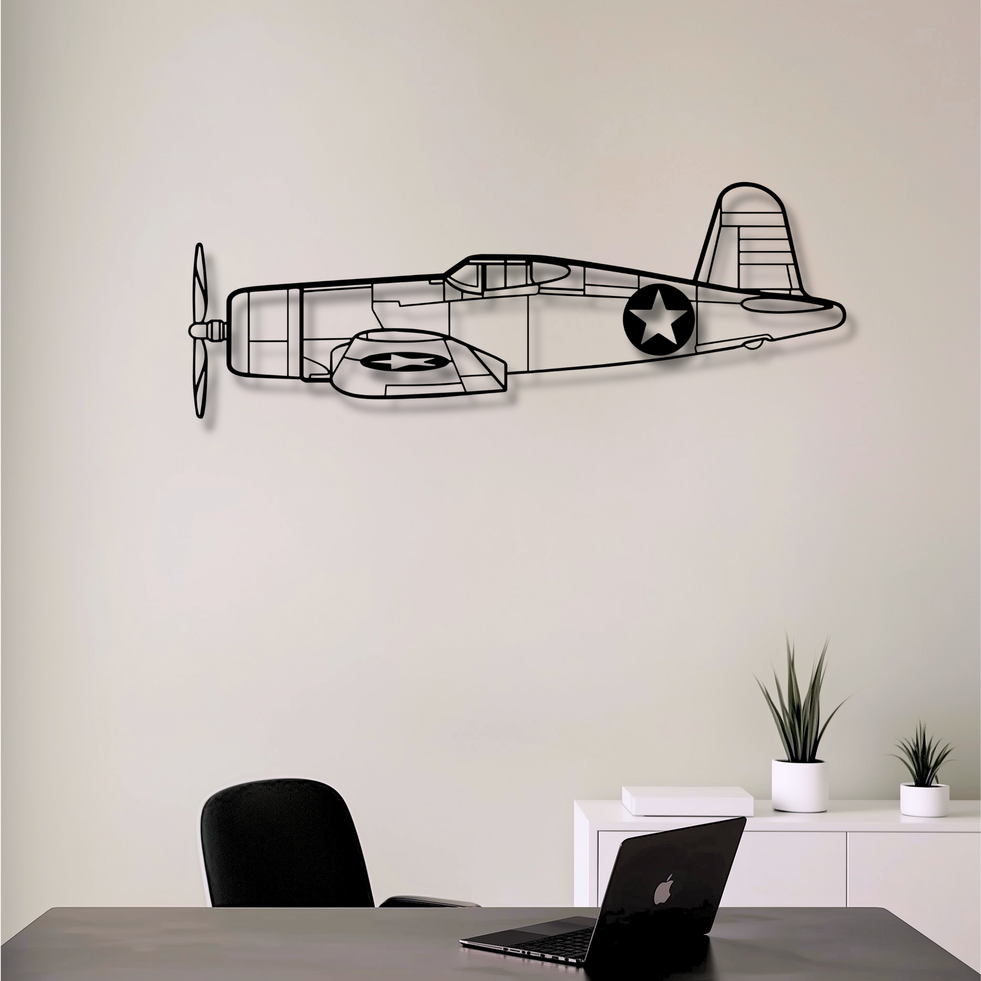 Decor metalic F4U Corsair (Vought F4U Corsair)