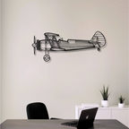 Decor metalic Boeing Stearman Model 75