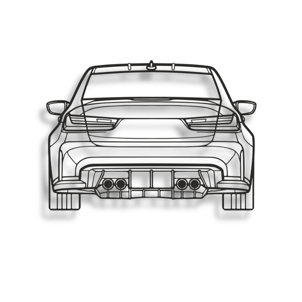 Decor metalic BMW M3 G80 Rear View