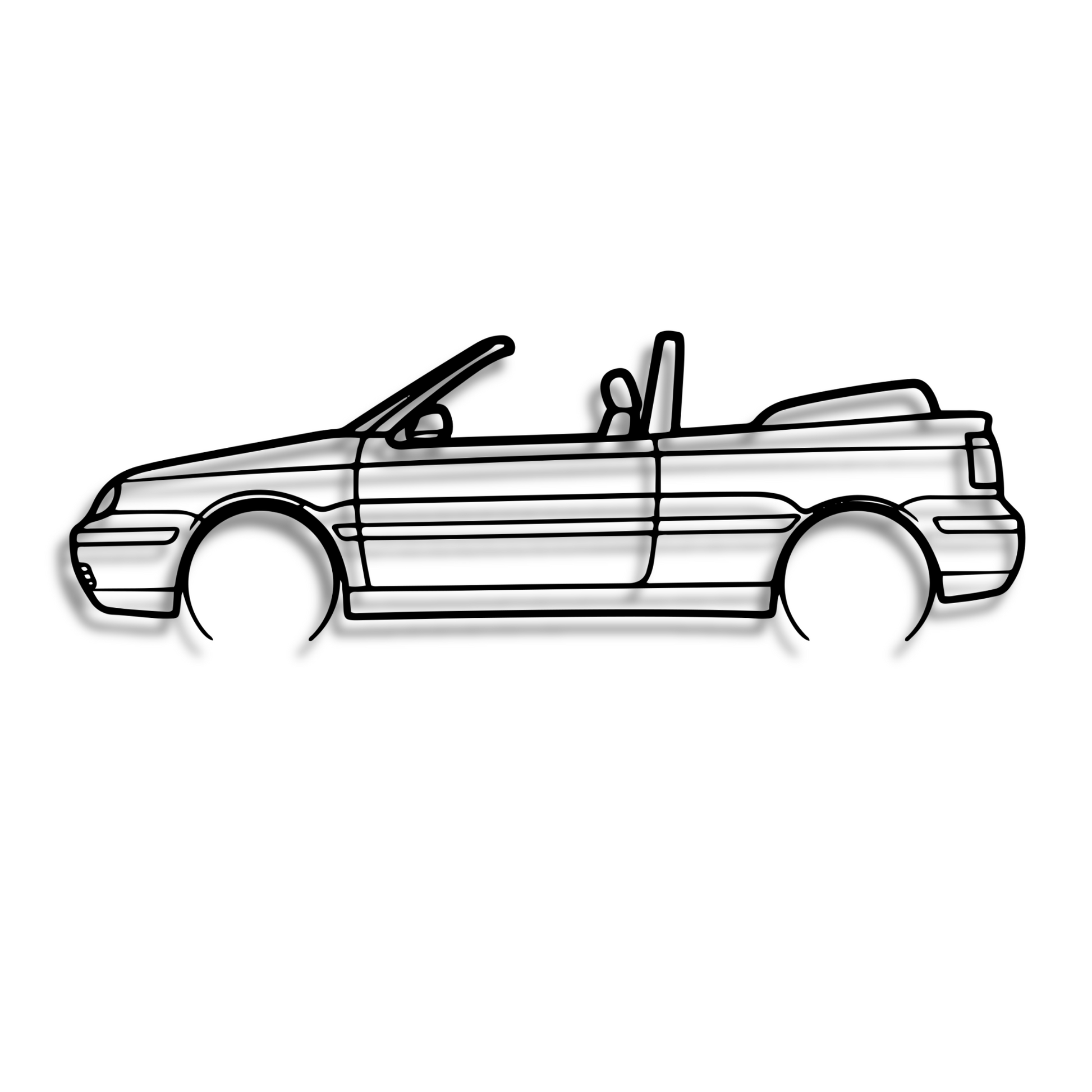Decor metalic Volkswagen Golf 4 Convertable '98
