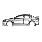 Decor metalic Mitsubishi Lancer Evolution 10
