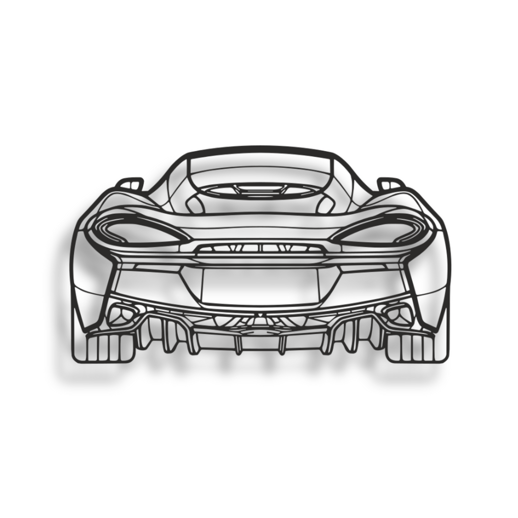 Decor metalic McLaren 570 GT Rear View