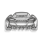Decor metalic McLaren 570 GT Rear View