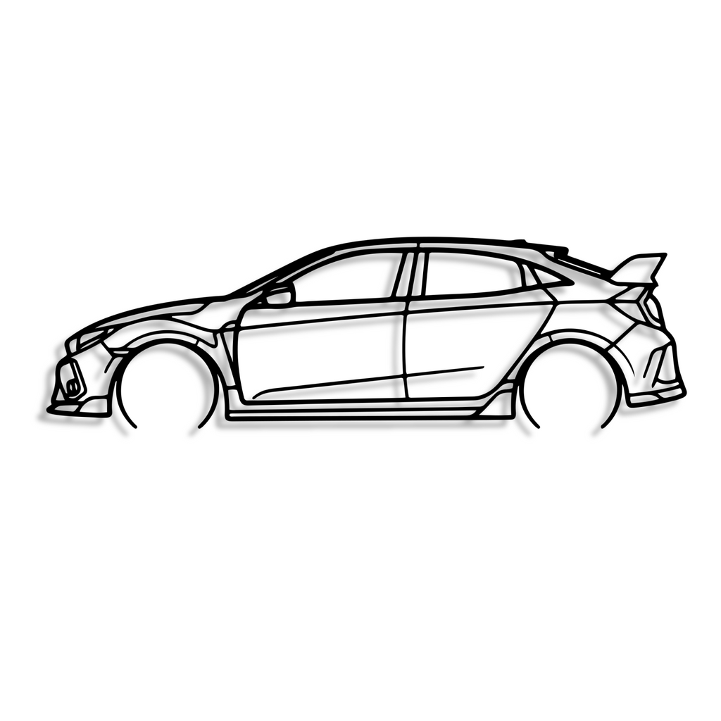 Decor metalic Honda Civic Type R mk8
