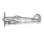 Decor metalic Supermarine Spitfire