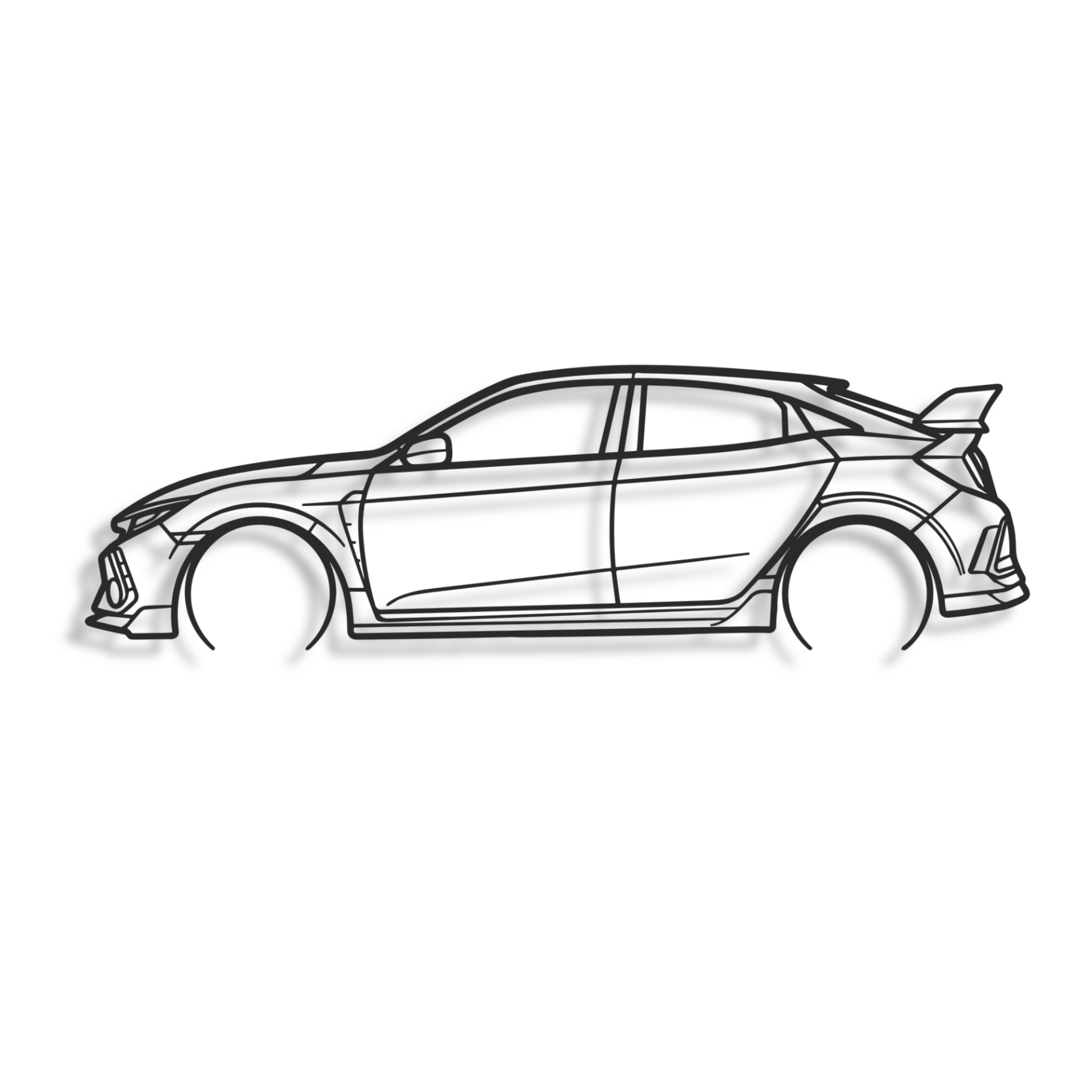 Decor metalic Honda Civic Type R
