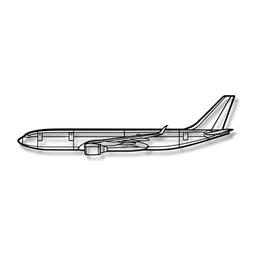 Decor metalic Airbus A330