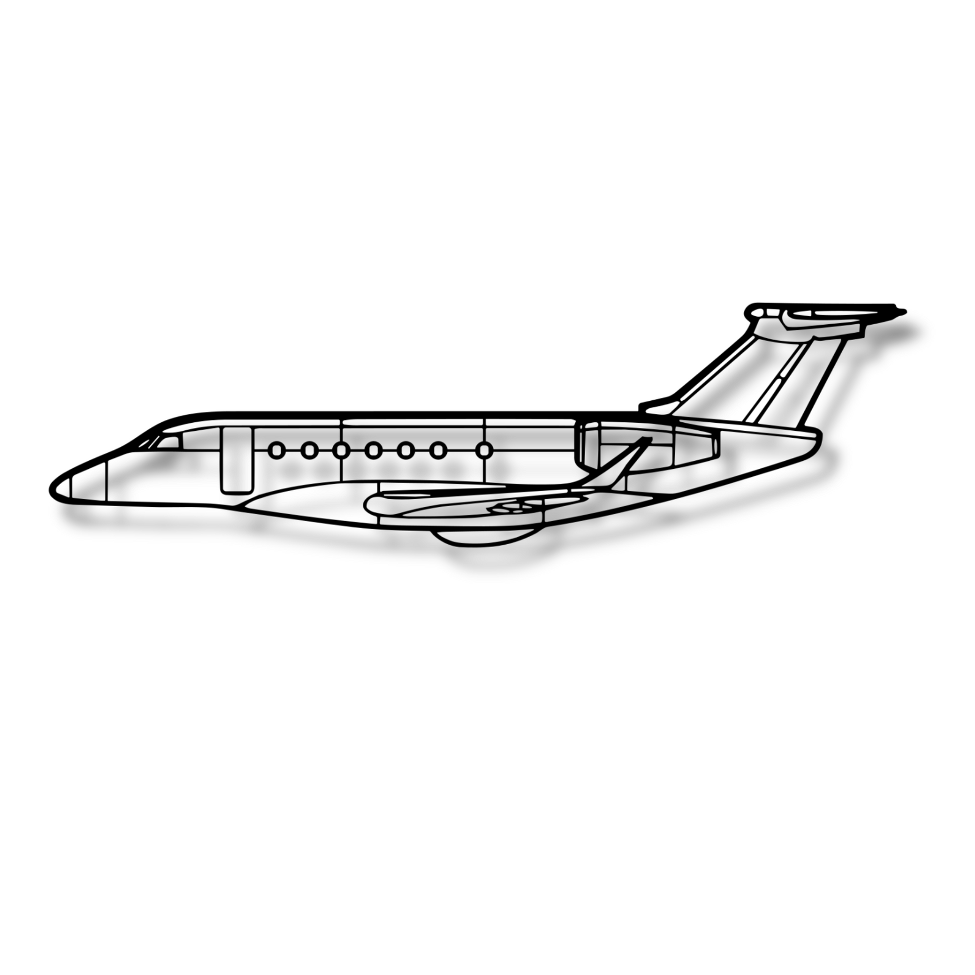 Decor metalic Embraer Praetor 600