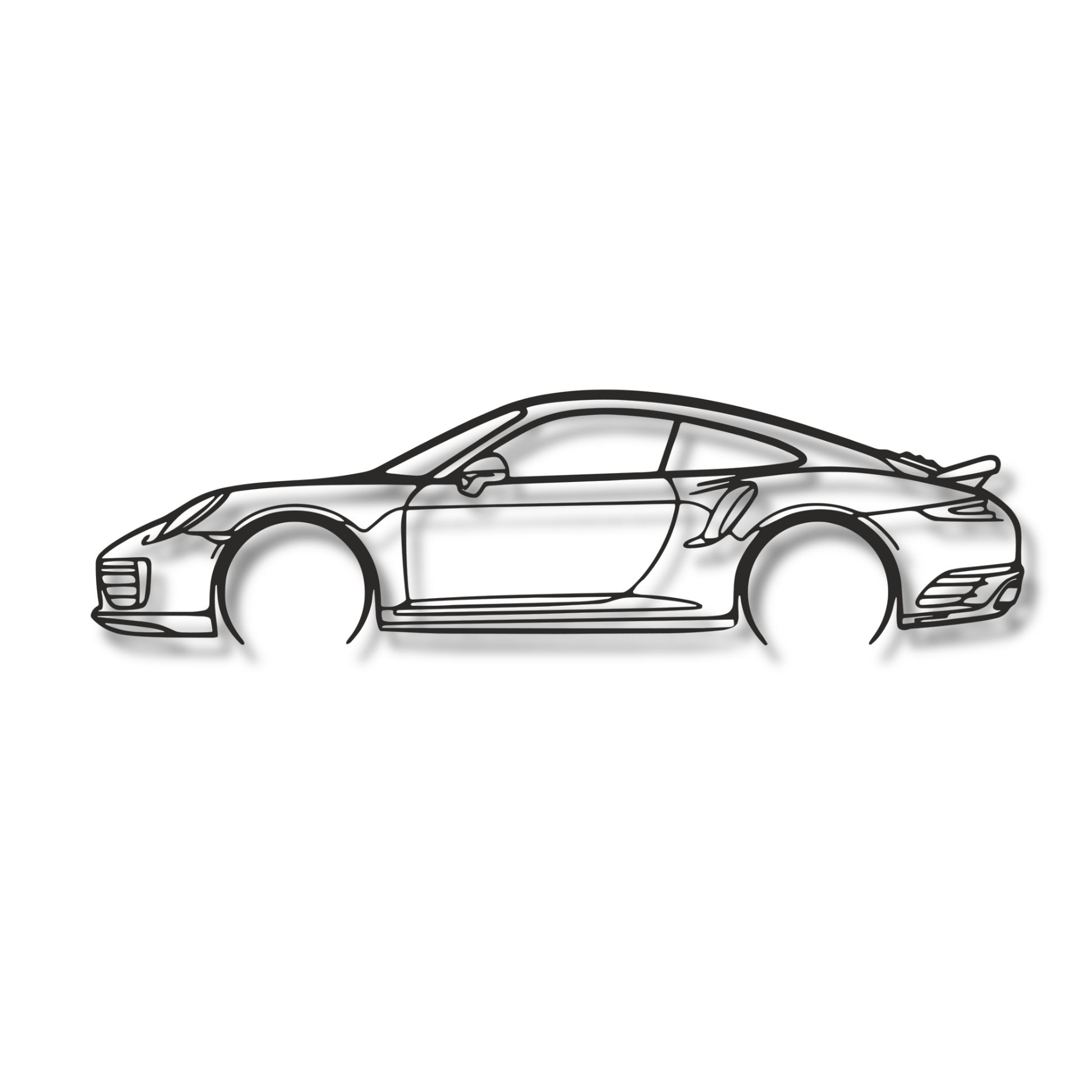 Decor metalic Porsche 911 Turbo S