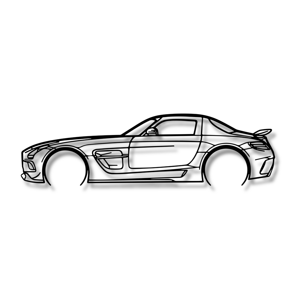 Decor metalic Mercedes SLS AMG