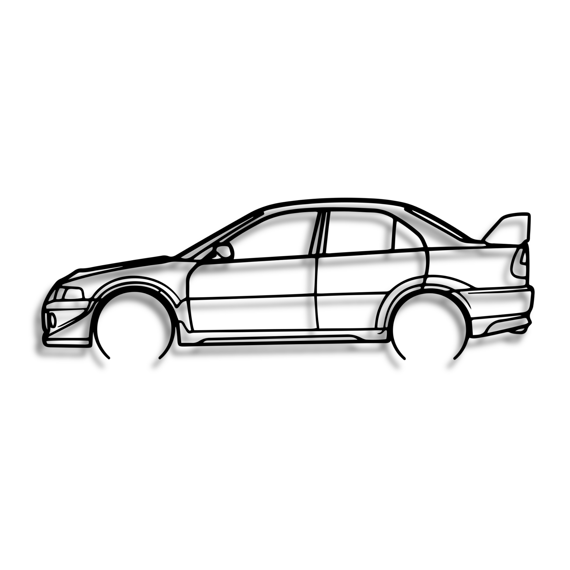 Decor metalic Mitsubishi Lancer Evolution 6
