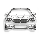 Decor metalic BMW M5 F10 Front View