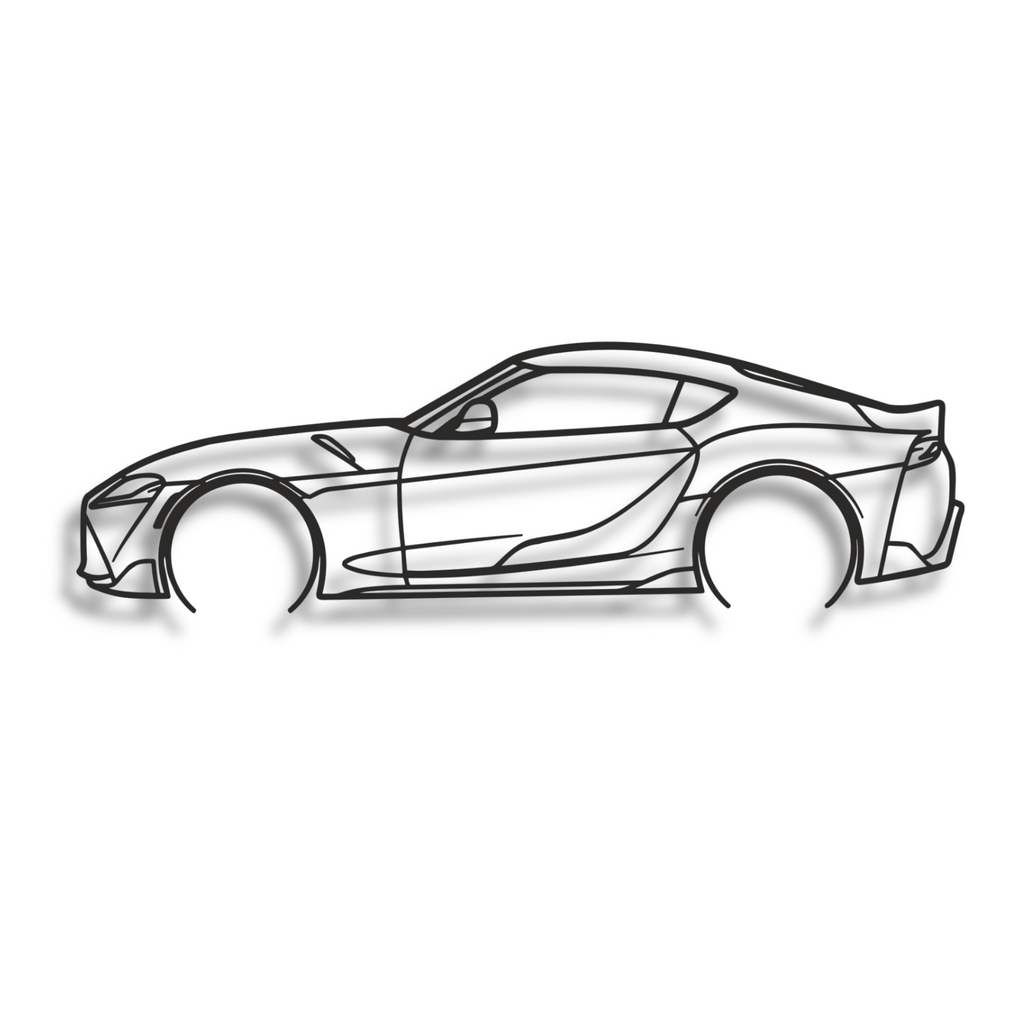 Decor metalic Toyota Supra GR