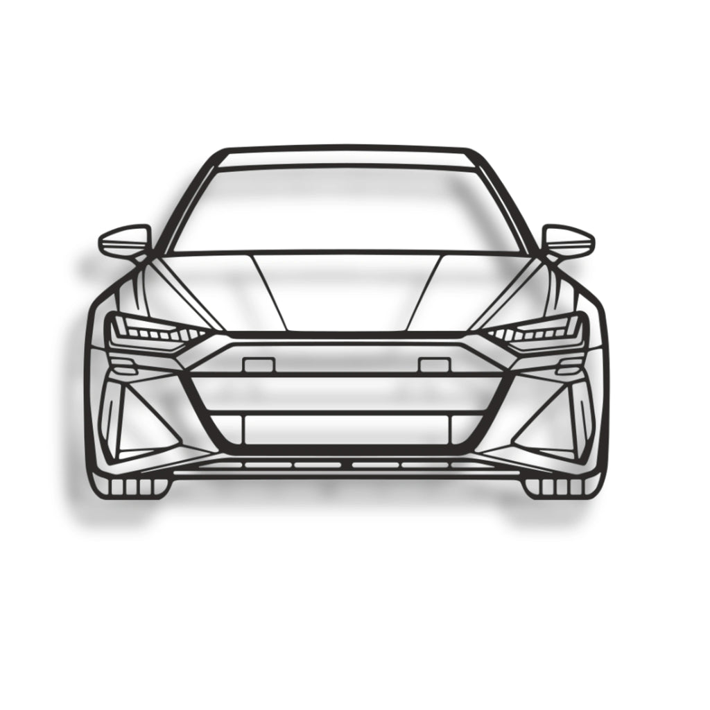 Decor metalic Audi RS6 Front View