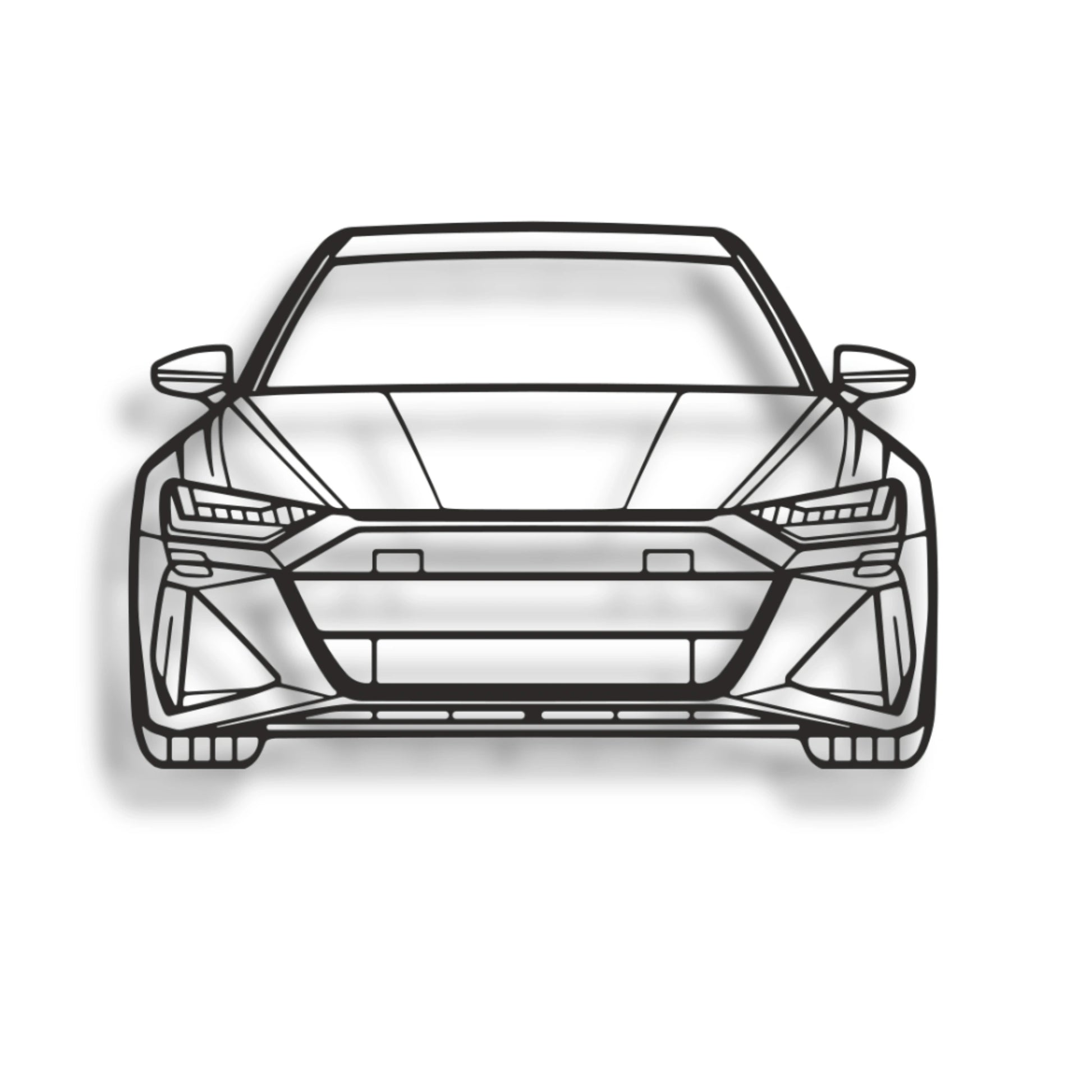Decor metalic Audi RS6 Front View
