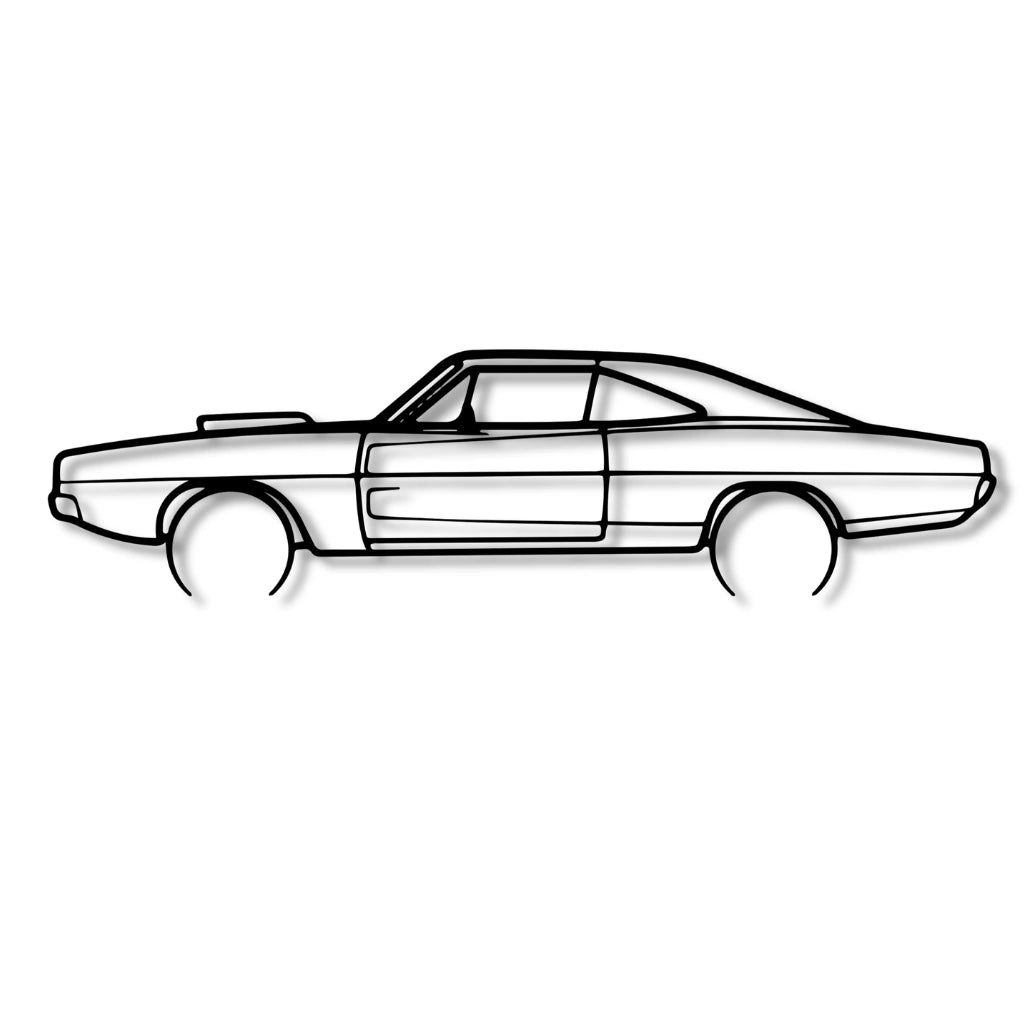 Decor metalic Dodge Charger '69