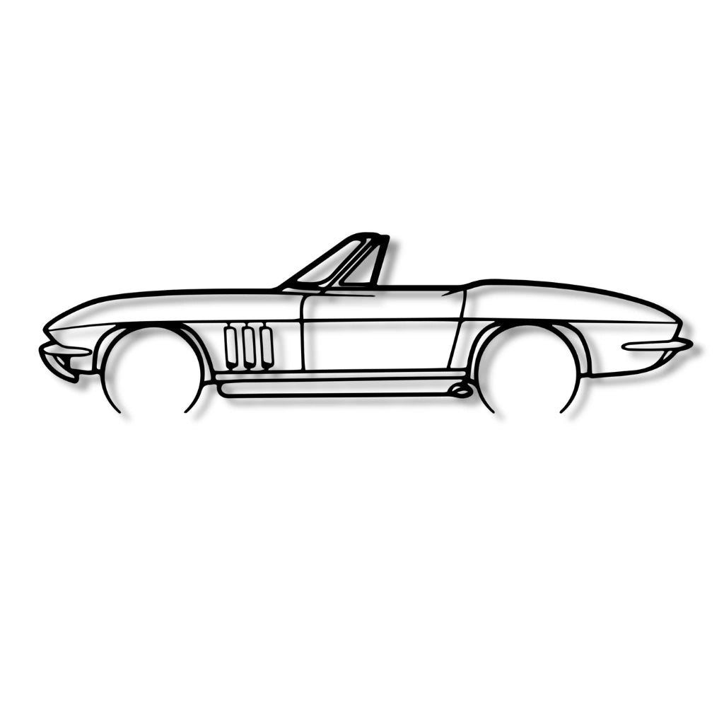 Decor metalic Chevrolet Corvette C3 '66